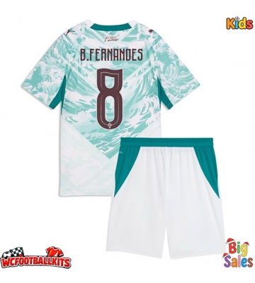 Portugal Bruno Fernandes #8 Replica Away Stadium Kit for Kids World Cup 2026 Short Sleeve (+ pants)